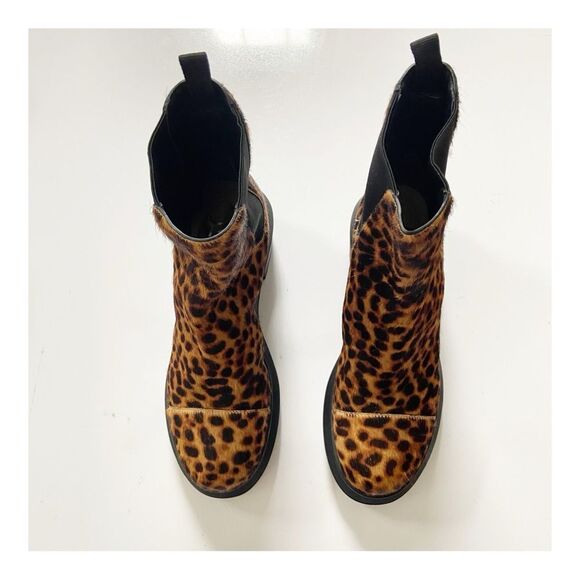 Stuart Weitzman Norah Leopard Pony Hair Boots size EU36.5 US6 - Picture 3 of 12